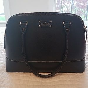 Kate spade black leather handbag
